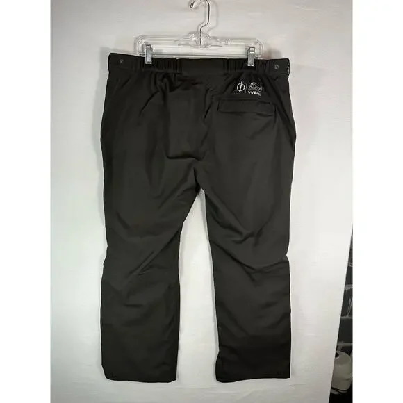 Oscar Jacobson WPS Golf Rain Pants Black Windbreaker Rain Protection Size XL - Picture 2 of 12